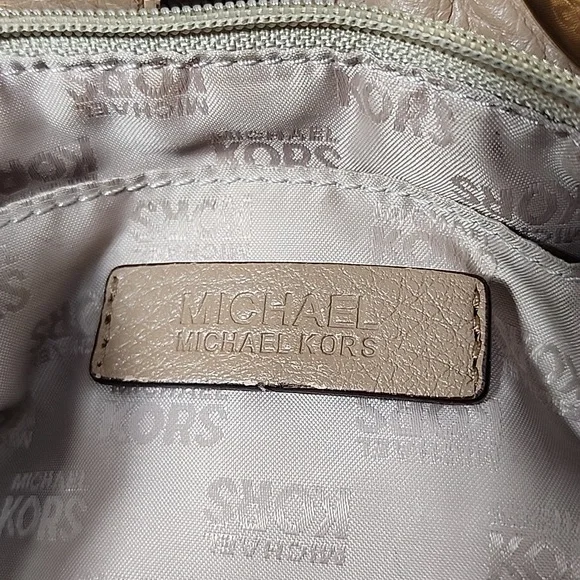 MICHAEL KORS FULTON XL Leather Tote Bag Satchel Shoulder‎ Bag Multi Section Hobo